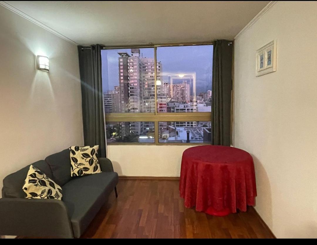 Departamento Centro Santiago Con Estacionamiento Apartamento Exterior foto